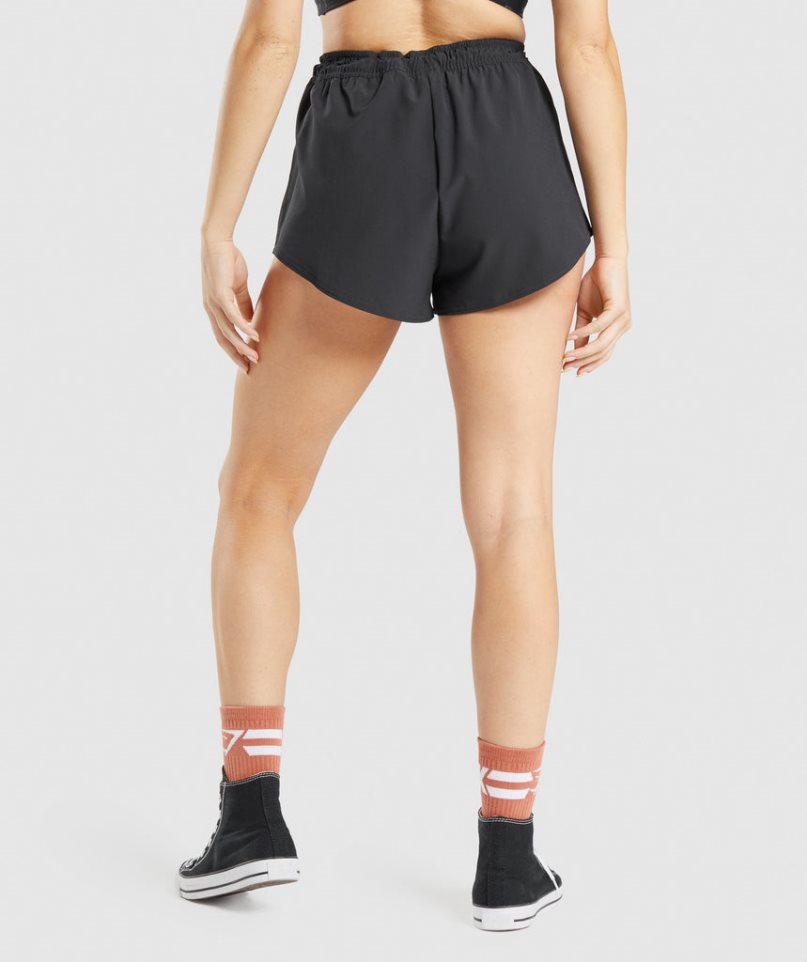 Women's Gymshark KK Fit Woven Shorts Black | NZ 0XBTQC